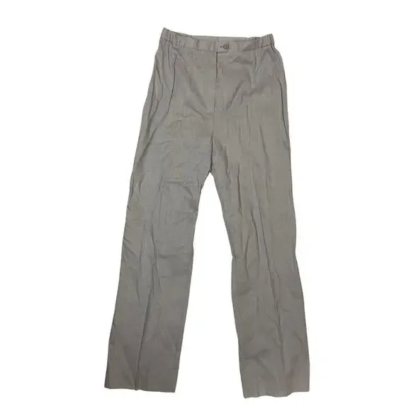 NWT Vintage 80s Glen Echo Sportswear Pants Women’s 12/L – Light Blue Grey High - Picture 5 of 7